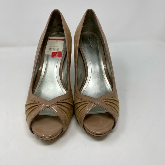 Women’s Elegant Peep-Toe Heels Size 9 - Picture 2 of 11